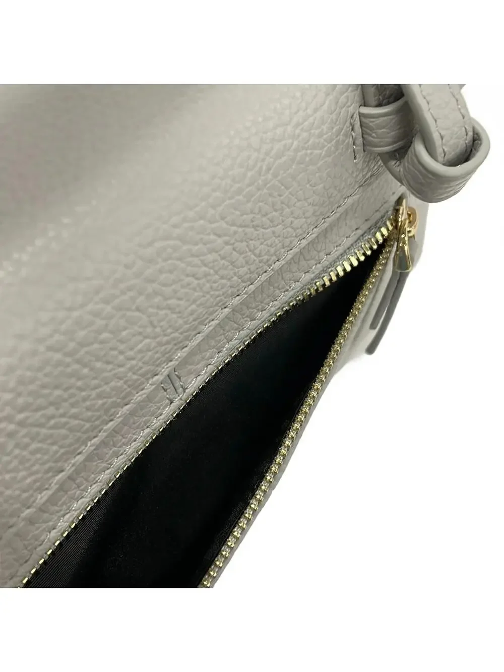 Cafune Stance Wallet Light Gray Leather #300477C50B